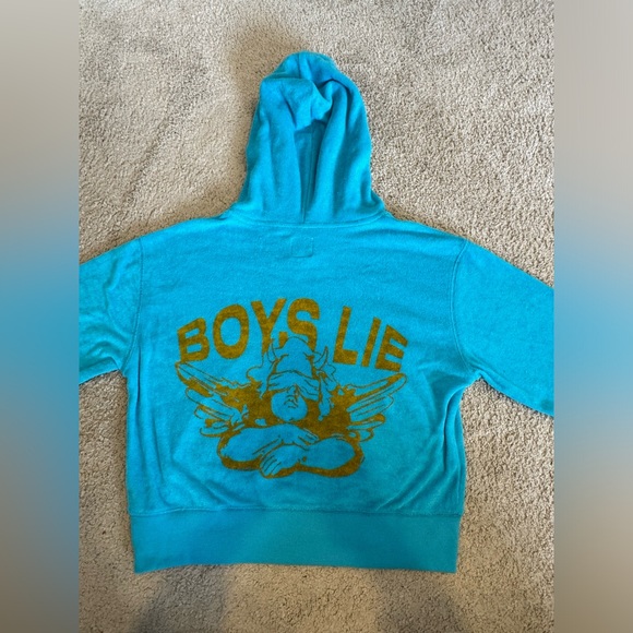 Blue and orange boys lie zip up - Picture 2 of 3